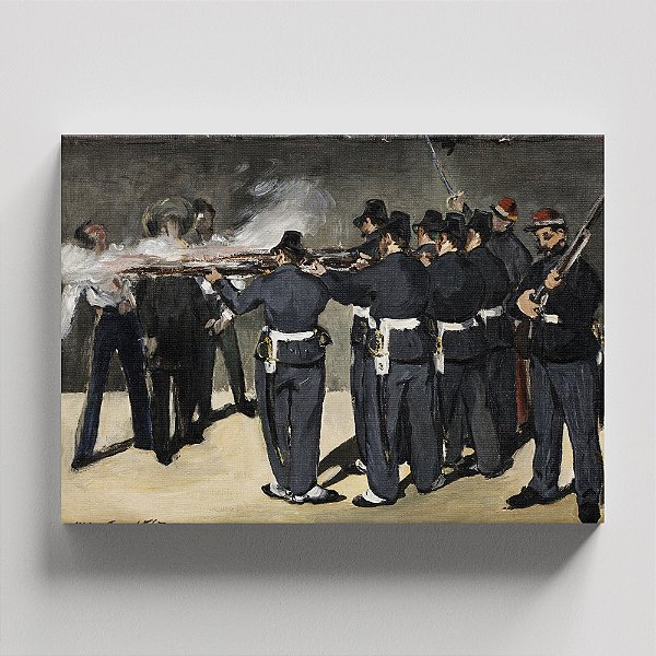 Quadro Canvas The execution of Emperor Maximilian