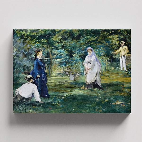 Quadro Canvas A Game of Croquet