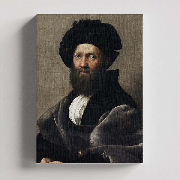 Quadro Canvas Retrato de Baldassare Castiglione