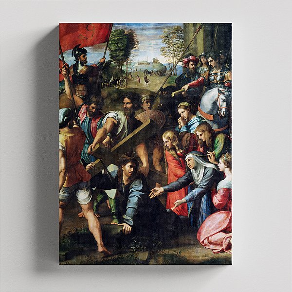 Quadro Canvas Christ Falling on the Road to Calvary