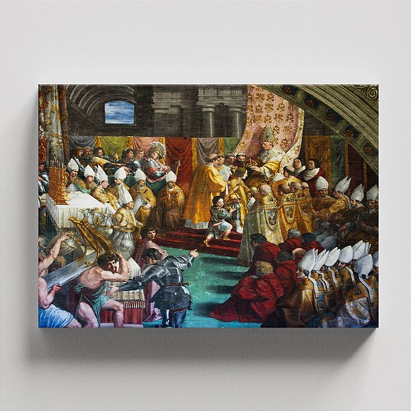 Quadro Canvas The Coronation of Charlemagne