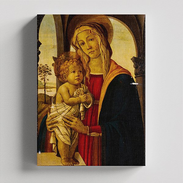 Quadro Canvas Madonna and Child Jesus 2