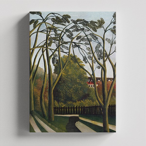 Quadro Canvas The banks of the Bièvre near Bicêtre