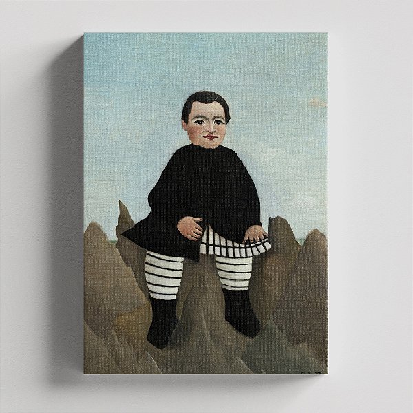 Quadro Canvas Boy On The Rocks