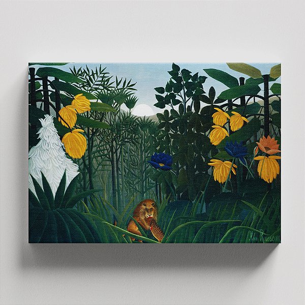 Quadro Canvas The Lion's Meal