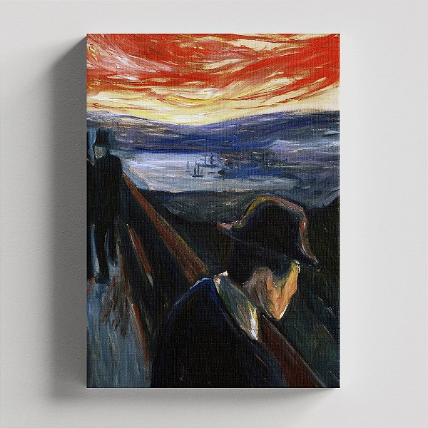 Quadro Canvas Sick Mood at Sunset. Despair
