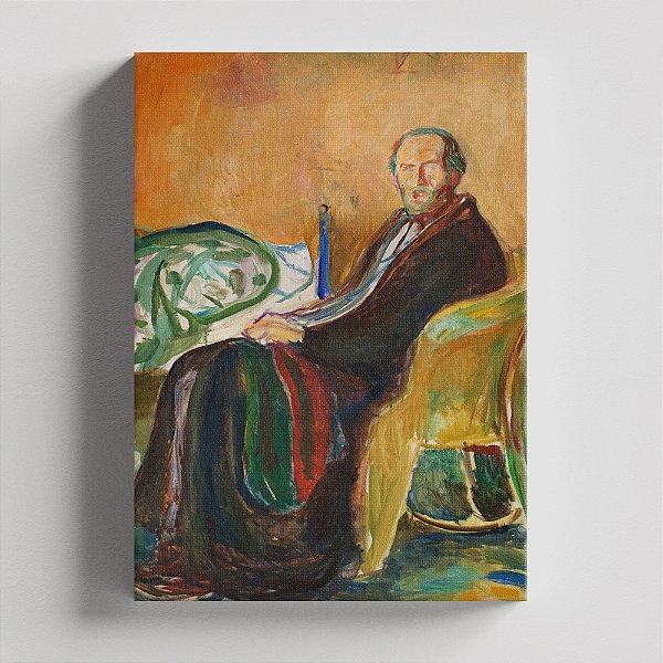 Quadro Canvas Self-Portrait with the Spanish Flu