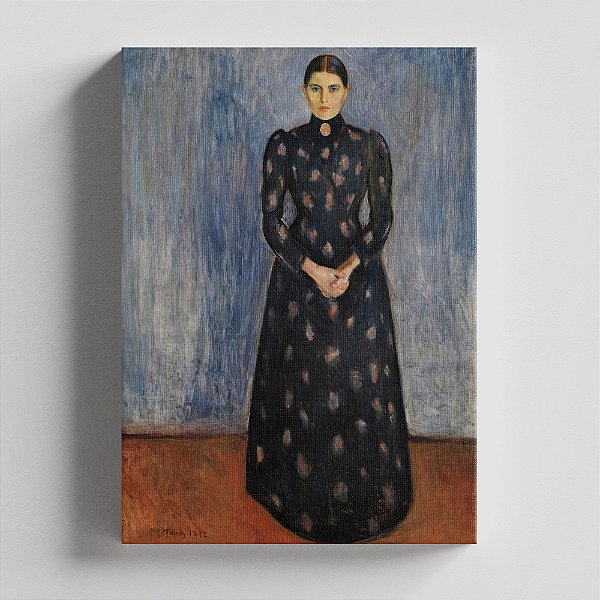 Quadro Canvas Inger in Black and Violet