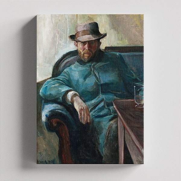 Quadro Canvas The Writer Hans Jaeger