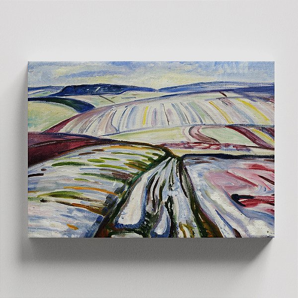 Quadro Canvas Winter Landscape Elgersburg