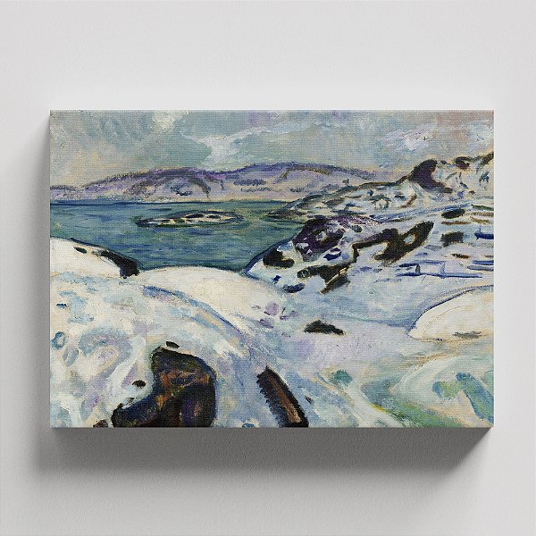 Quadro Canvas Winter on the Coast