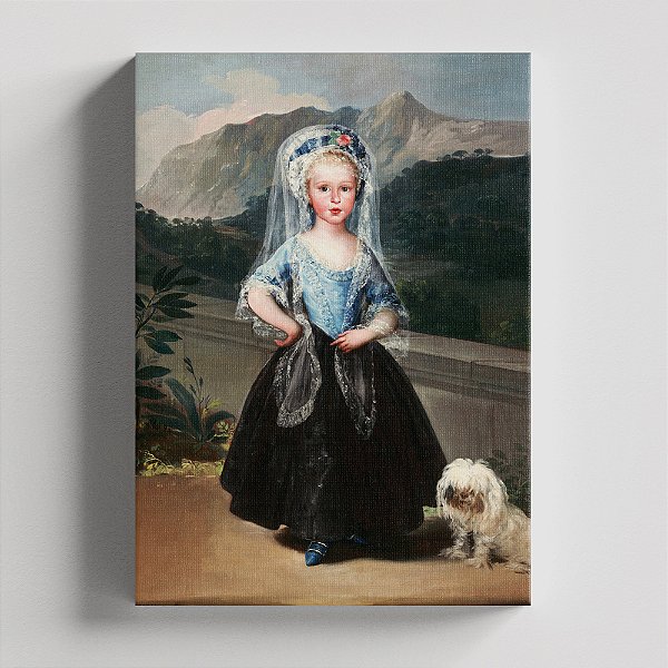 Quadro Canvas María Teresa de Borbón y Vallabriga