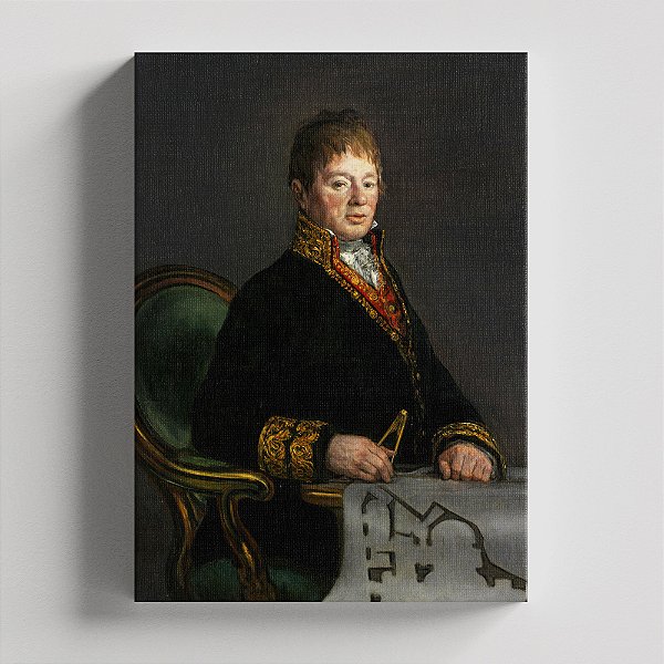 Quadro Canvas Portrait of Juan Antonio Cuervo