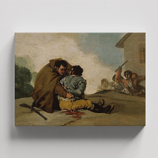 Quadro Canvas Friar Pedro Binds El Maragato with a Rope