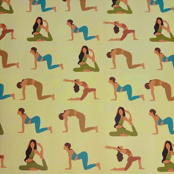 Sintético Doll/Dollaro Yoga Amarelo 50cm