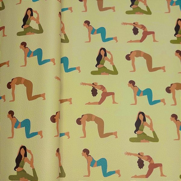 Sintético Doll/Dollaro Yoga Amarelo 50cm