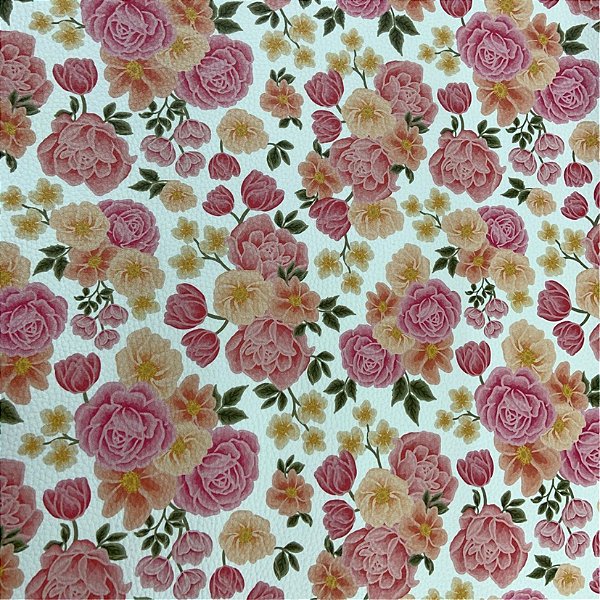 Sintético Doll/Dollaro Floral Rose 50cm