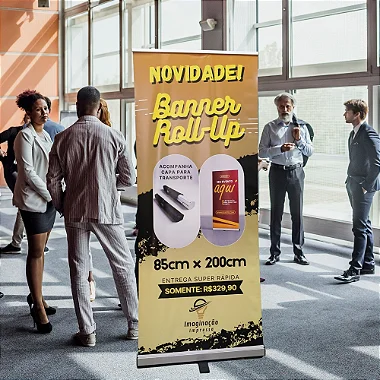 Banner Roll-Up 85x200cm PERSONALIZADO