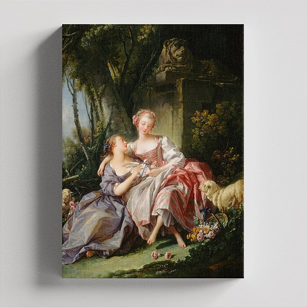 Quadro Canvas François Boucher The Love Letter