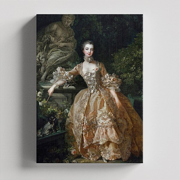 Quadro Canvas Ritratto di Madame de Pompadour