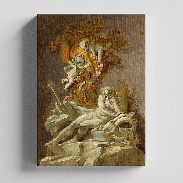 Quadro Canvas Fountain Study I