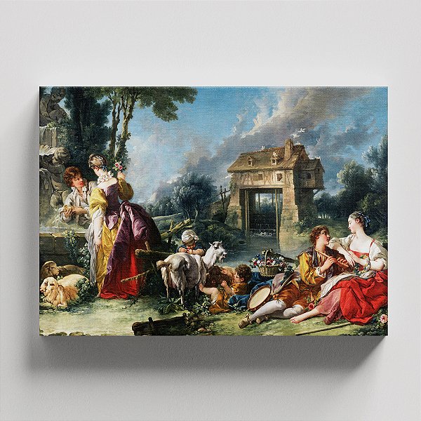 Quadro Canvas The Fountain of Love