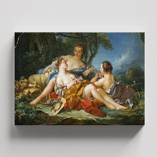 Quadro Canvas Les Confidences Pastorales