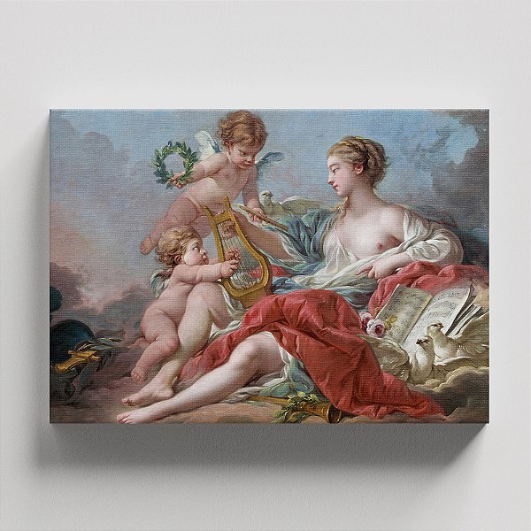 Quadro Canvas Allegory of Music