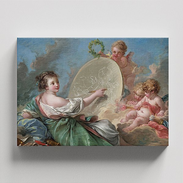 Quadro Canvas Allegory of Painting