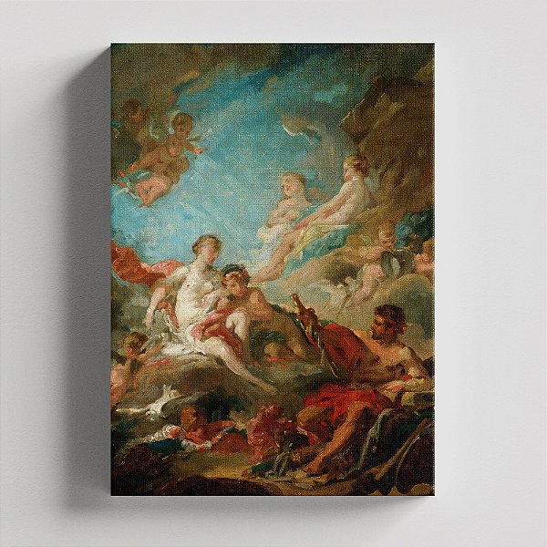 Quadro Canvas Venus in the Workshop of Vulcan