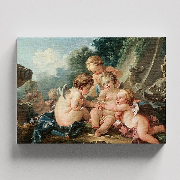 Quadro Canvas Cupids in Conspiracy