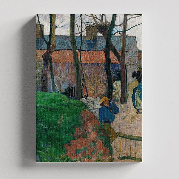 Quadro Canvas Houses in le Pouldu