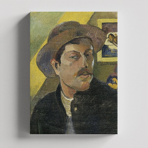 Quadro Canvas Autorretrato com Chapéu