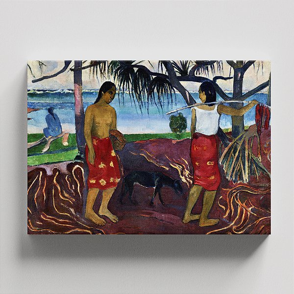 Quadro Canvas I Raro Te Oviri (Under the Pandanus)