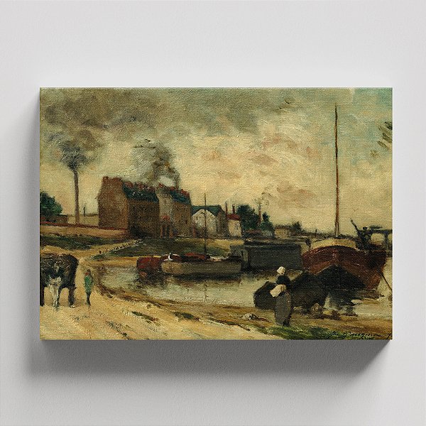 Quadro Canvas Cail Factories and Quai of Grenelle