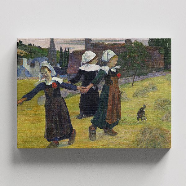 Quadro Canvas Breton Girls Dancing, Pont-Aven