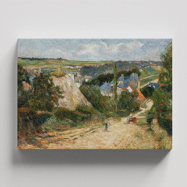 Quadro Canvas Entrance to the Village of Osny