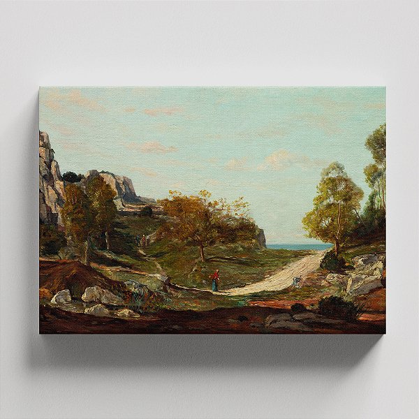 Quadro Canvas Landscape at Saint-André, Near Marseilles
