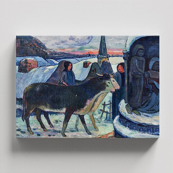 Quadro Canvas Christmas Night (The Blessing of the Oxen)