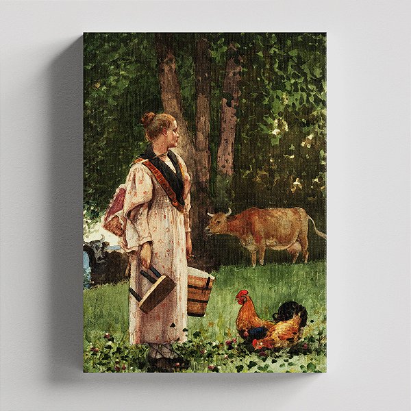 Quadro Canvas The Milk Maid