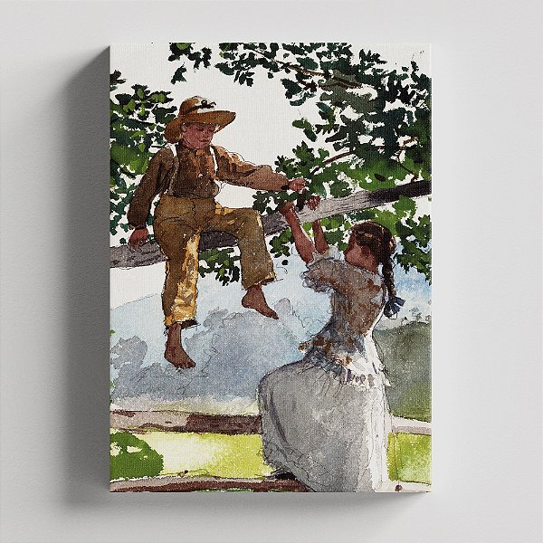 Quadro Canvas On the Fence