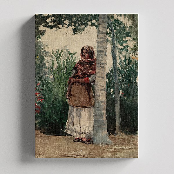 Quadro Canvas Under a Palm Tree