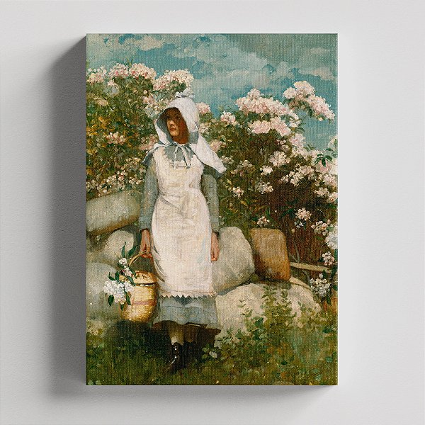 Quadro Canvas Girl and Laurel