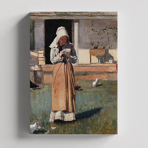 Quadro Canvas A Sick Chicken