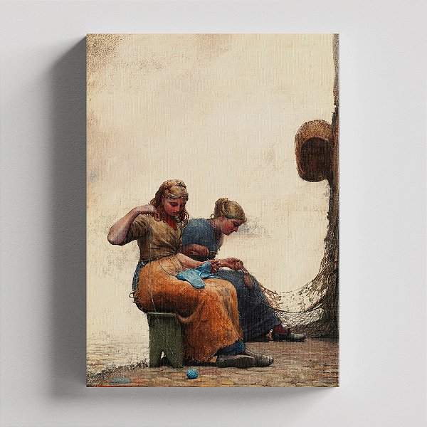 Quadro Canvas Mending the Nets