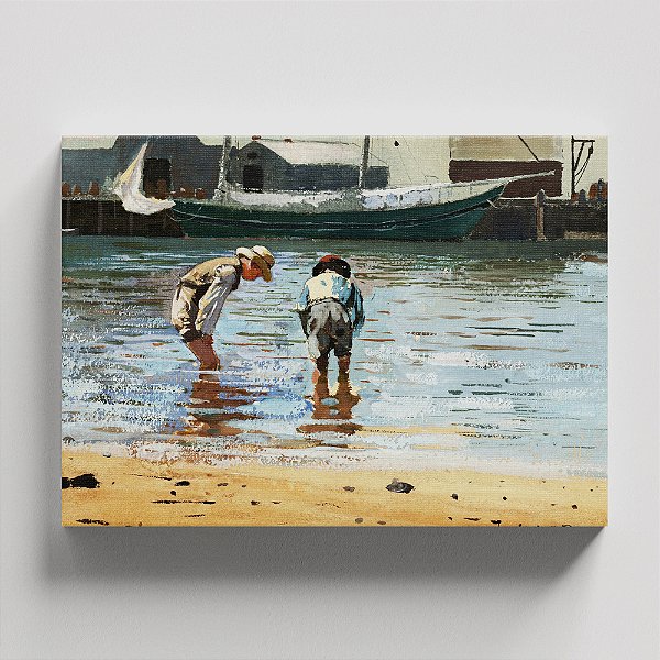 Quadro Canvas Boys in a Dory
