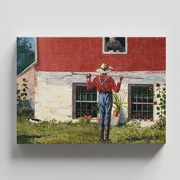 Quadro Canvas In the Garden (Rustic Courtship)