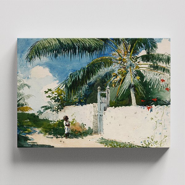 Quadro Canvas A Garden in Nassau