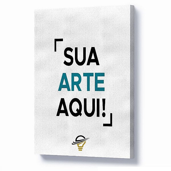 Quadro Canvas Pesonalizado Borda Infinita 40X80CM