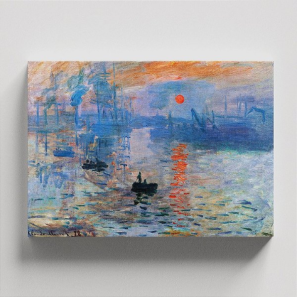 Quadro Canvas Impression Sunrise 30cmX45cm Borda Infinita CHASSI 2cm OUTLET